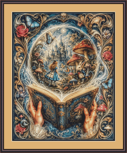 "Unleashing the Wonder" cross stitch pattern by T. Langan