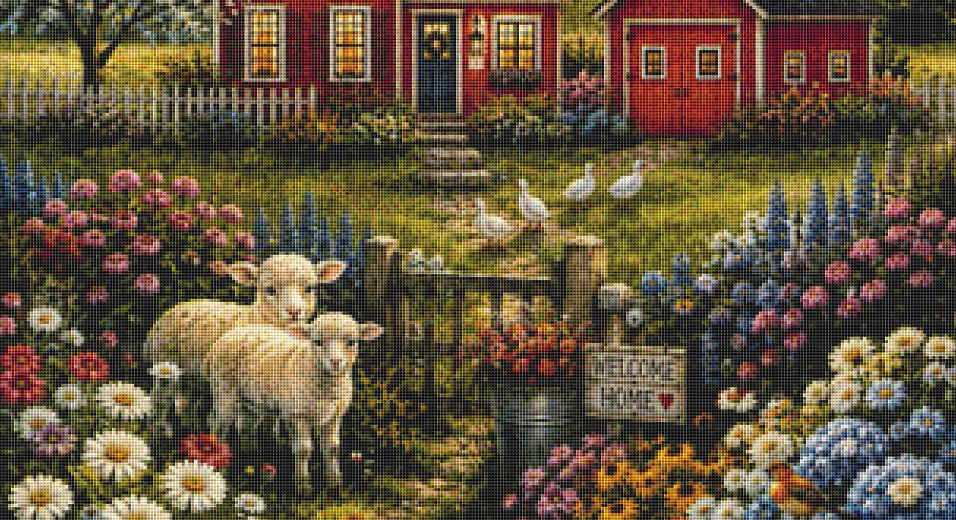 "Welcome Home" cross stitch pattern by Eder Jose Rosa