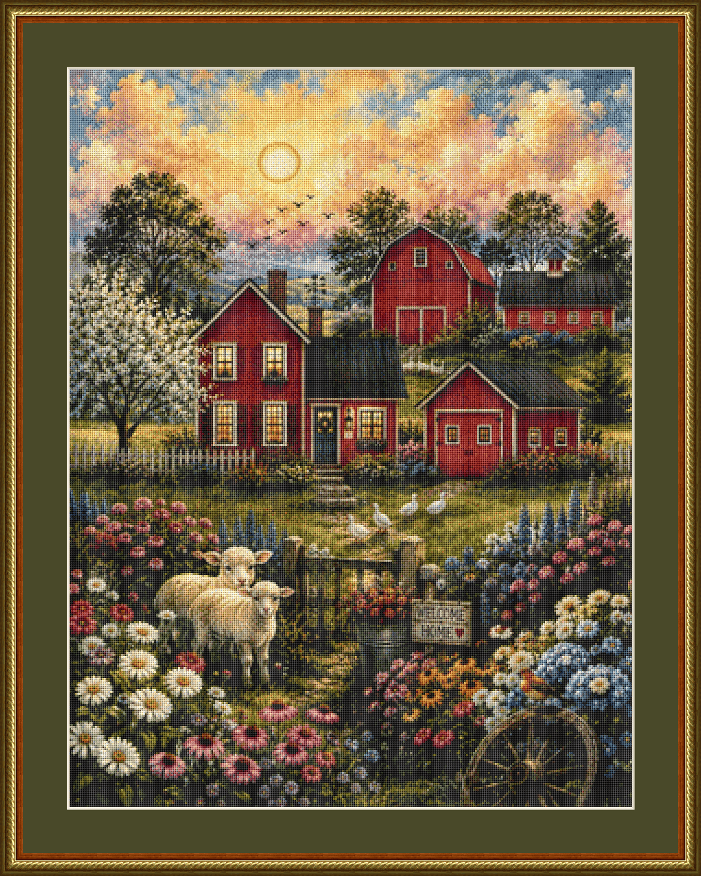 "Welcome Home" cross stitch pattern by Eder Jose Rosa