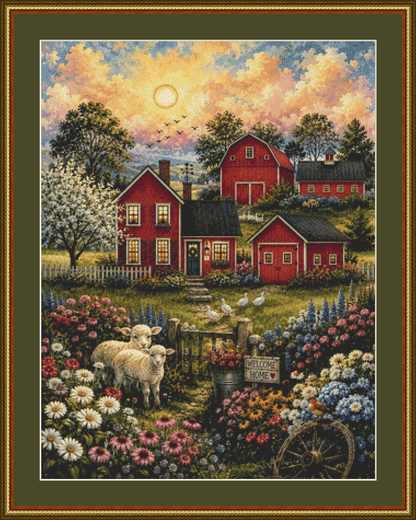 "Welcome Home" cross stitch pattern by Eder Jose Rosa