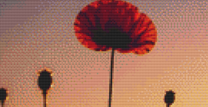 Where the Last Light Finds Her cross stitch pattern by Ian's AI Art