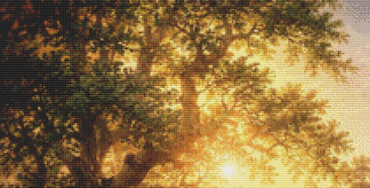 "The Dragon of Lantern Glen" cross stitch pattern by Bryna T. Art & Design