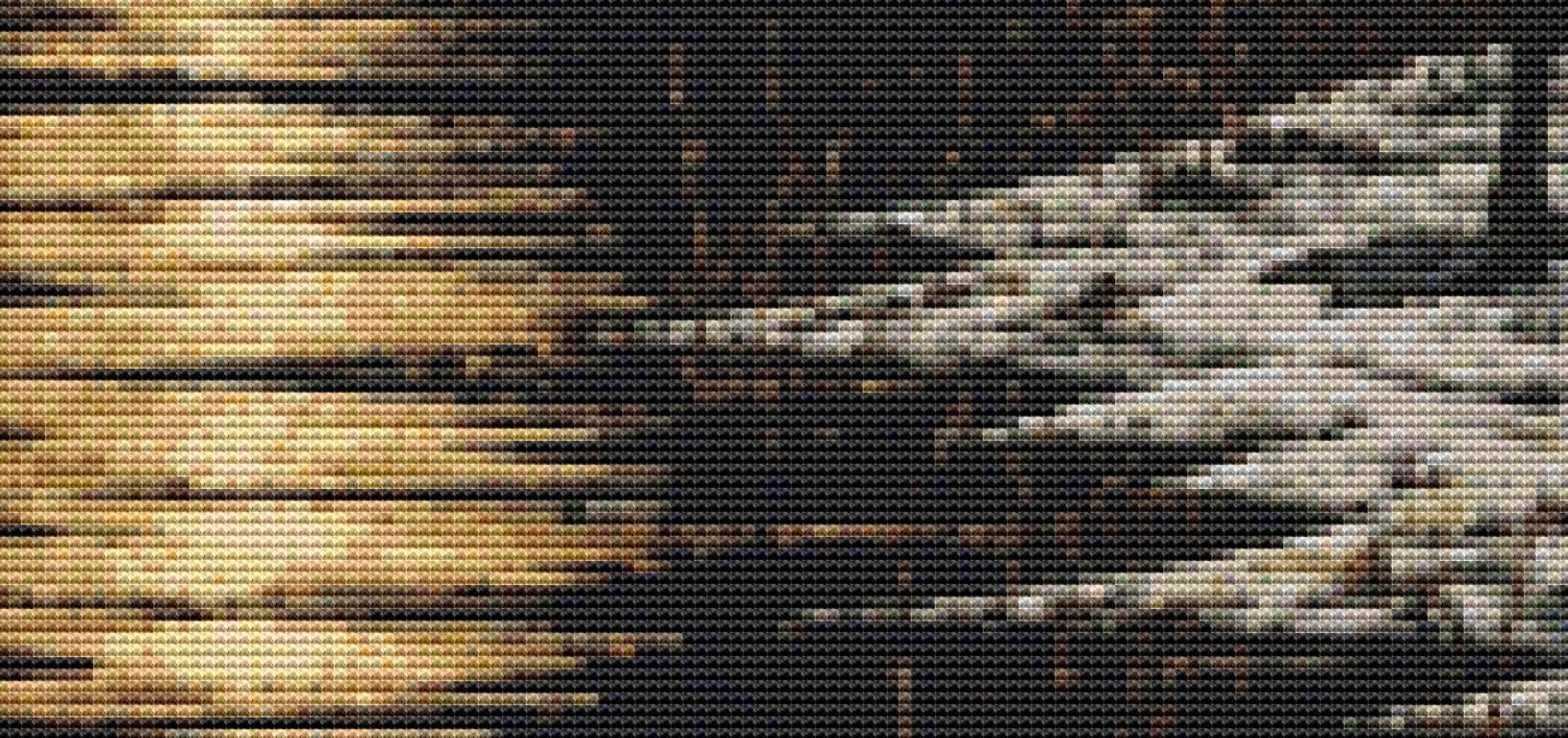 Whooper Swan in Moonlit Winter Marsh counted cross stitch pattern by Ian's AI Art