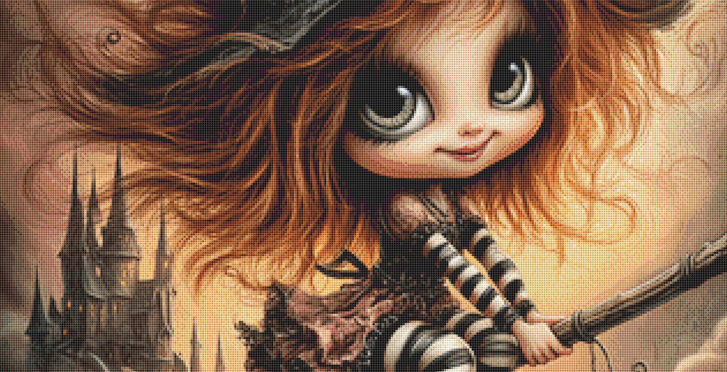 Wickedly Cute cross stitch pattern by Queen Bee Designs