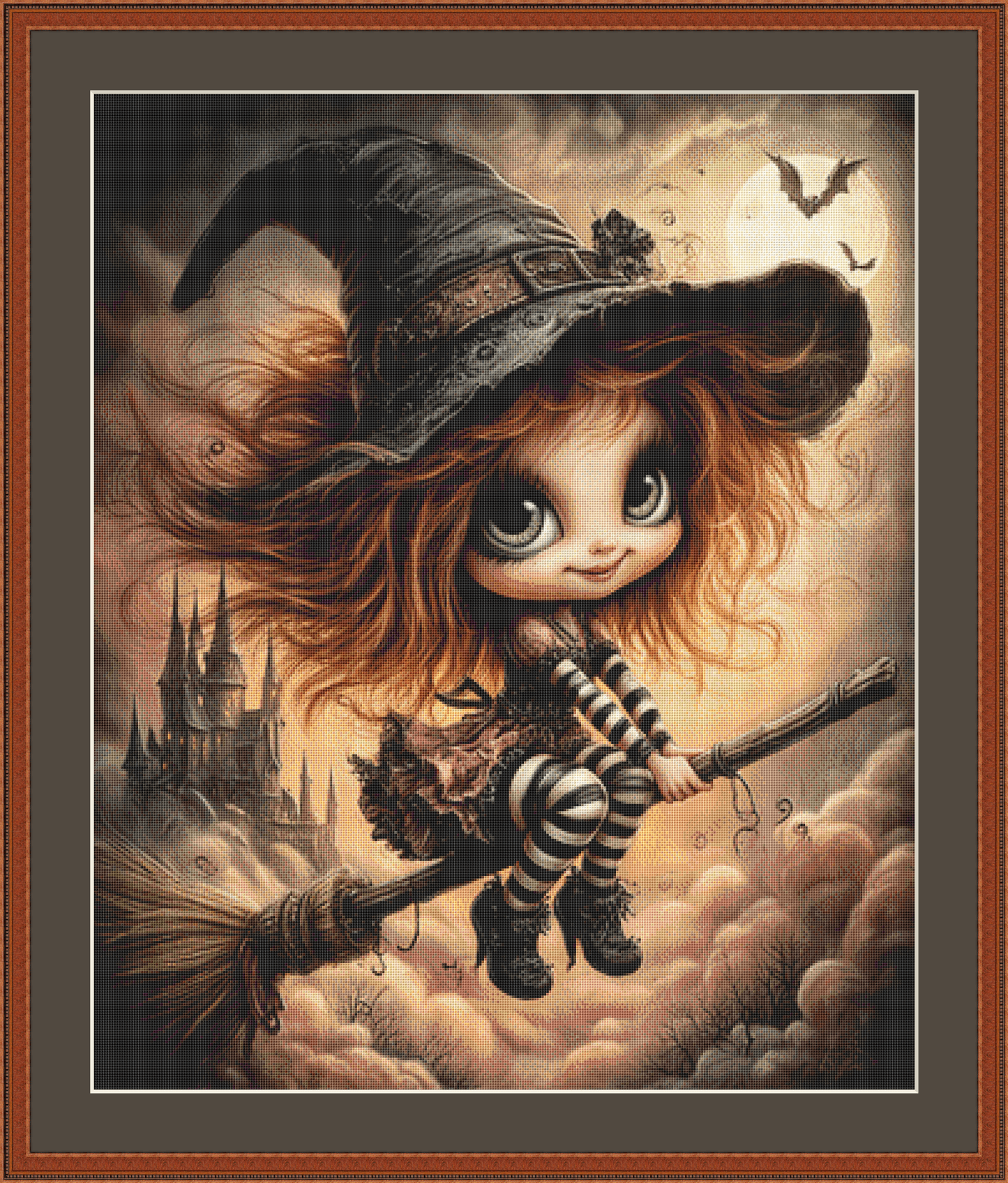 Wickedly Cute cross stitch pattern by Queen Bee Designs