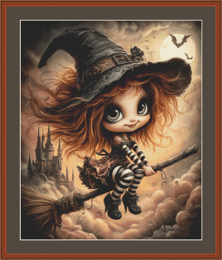 Wickedly Cute cross stitch pattern by Queen Bee Designs