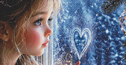 Winter Wonder (Max Size) counted cross stitch pattern by Ian's AI Art