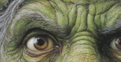 Witch Face (Round) cross stitch pattern by Ivy Cottage Home