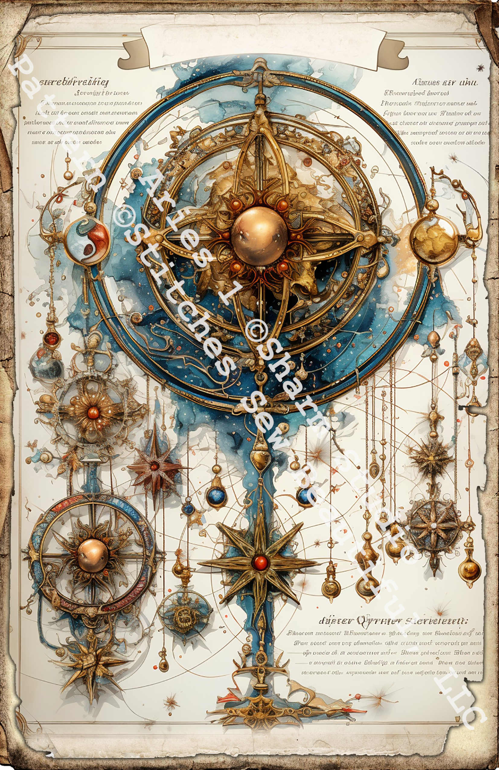 Zodiac - Aries 1 counted cross stitch pattern by SharmStudio