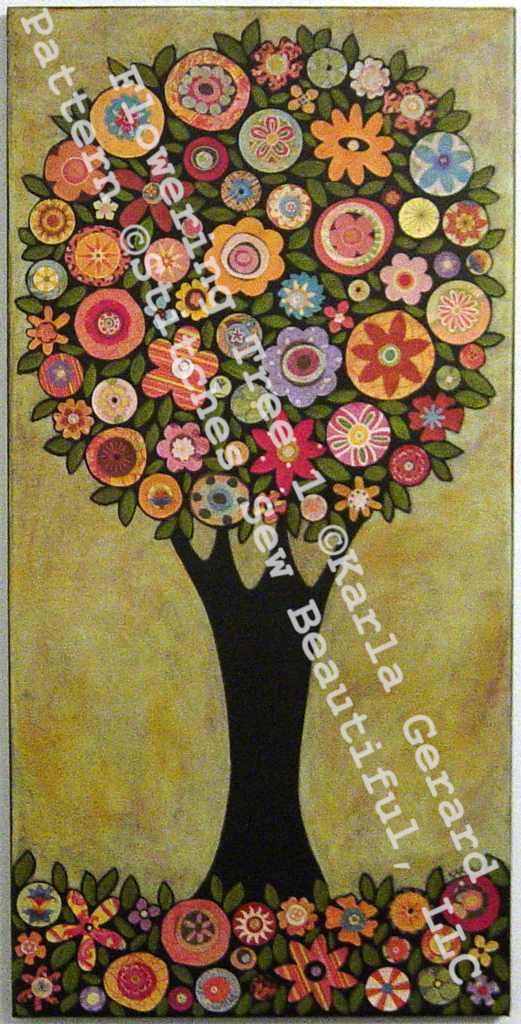 Flowering Tree 1 counted cross stitch pattern by Karla Gerard