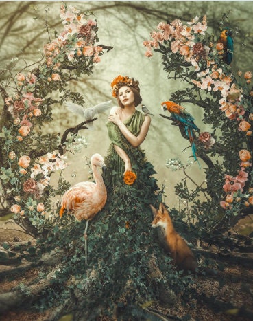 Mother Nature cross stitch pattern by Jose Francese