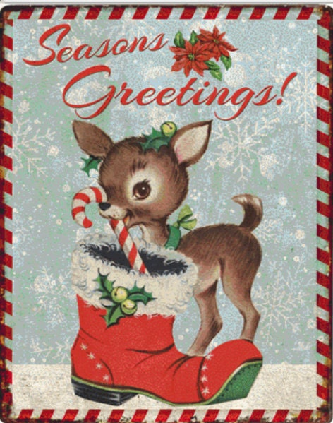 Season's Greetings cross stitch pattern by IvyCottageHome