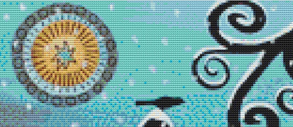 Winter City cross stitch pattern by Karla Gerard