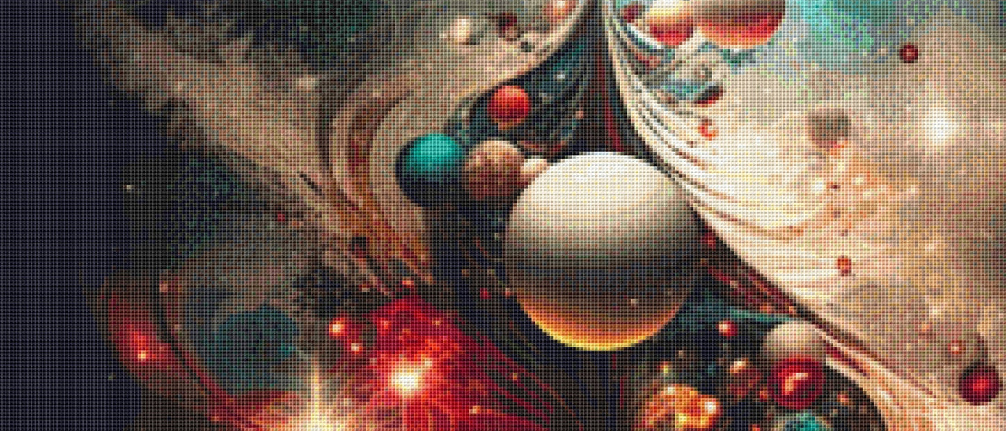 Abstract Christmas Tree cross stitch pattern by Serr.Kai A Quill & Ink