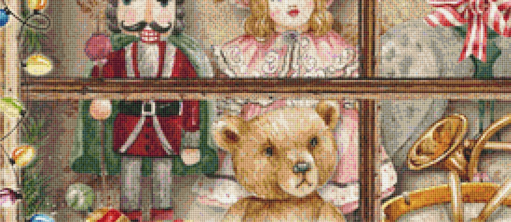 Kringles Toys cross stitch pattern by IvyCottageHome