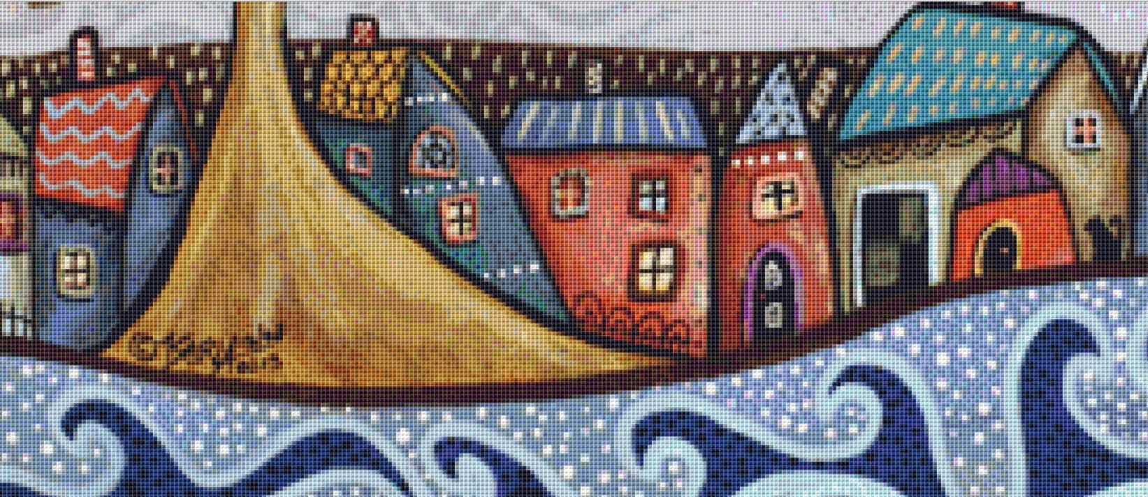 By The Sea counted cross stitch pattern by Karla Gerard
