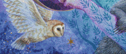 Drumming Avalon Dreams cross stitch pattern by Wendy Andrew of PaintingDreams