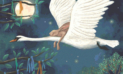 Full Moon Cloutie Dreams cross stitch pattern by Wendy Andrew of PaintingDreams
