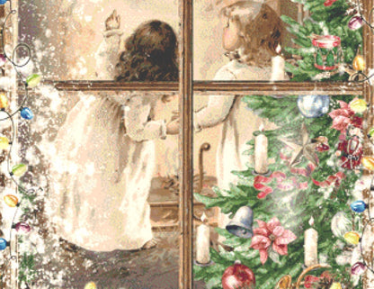 Waiting For Santa cross stitch pattern by IvyCottageHome