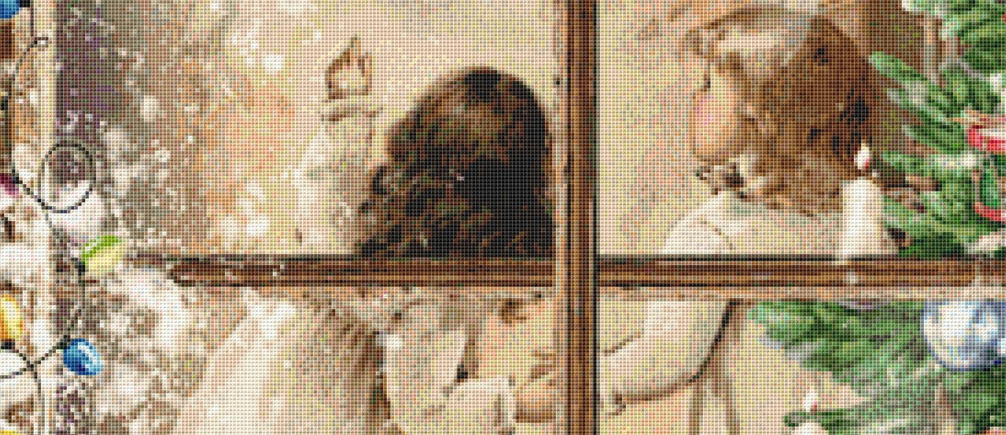 Waiting For Santa cross stitch pattern by IvyCottageHome