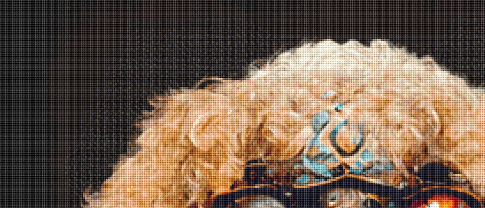 Steampunk Dog 3 cross stitch pattern by SphinxDesignStudio