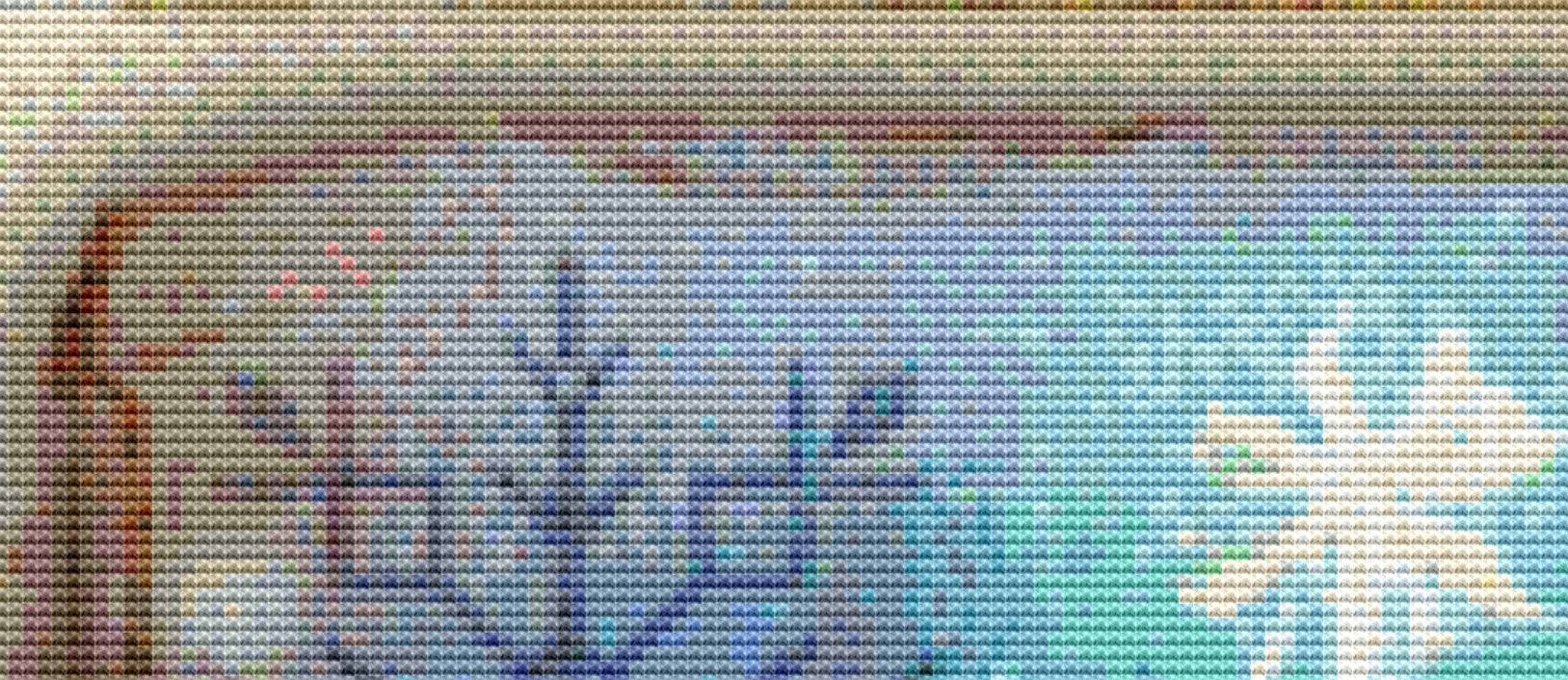 Fungi Christmas counted cross stitch pattern by SharmStudio