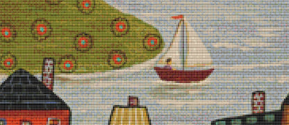 Out to Sail counted cross stitch pattern by Karla Gerard