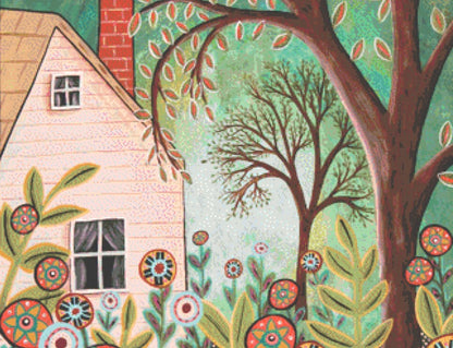 Cottage Garden 1 counted cross stitch pattern by Karla Gerard