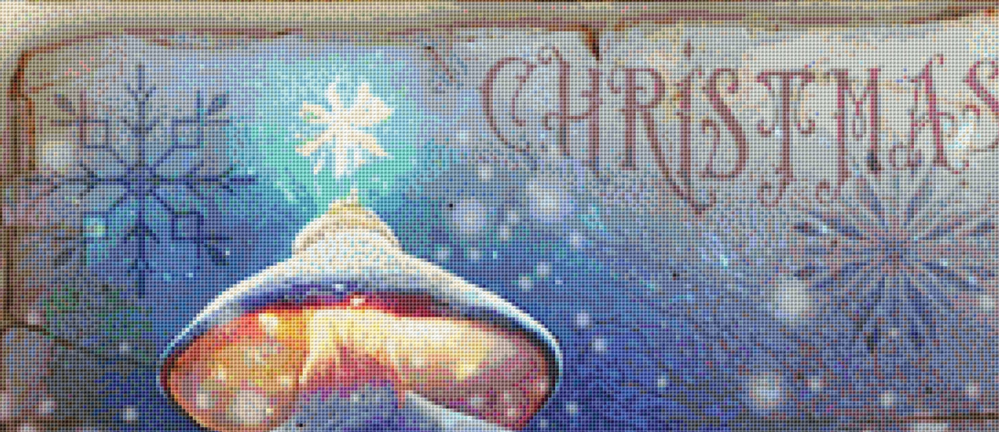 Fungi Christmas counted cross stitch pattern by SharmStudio