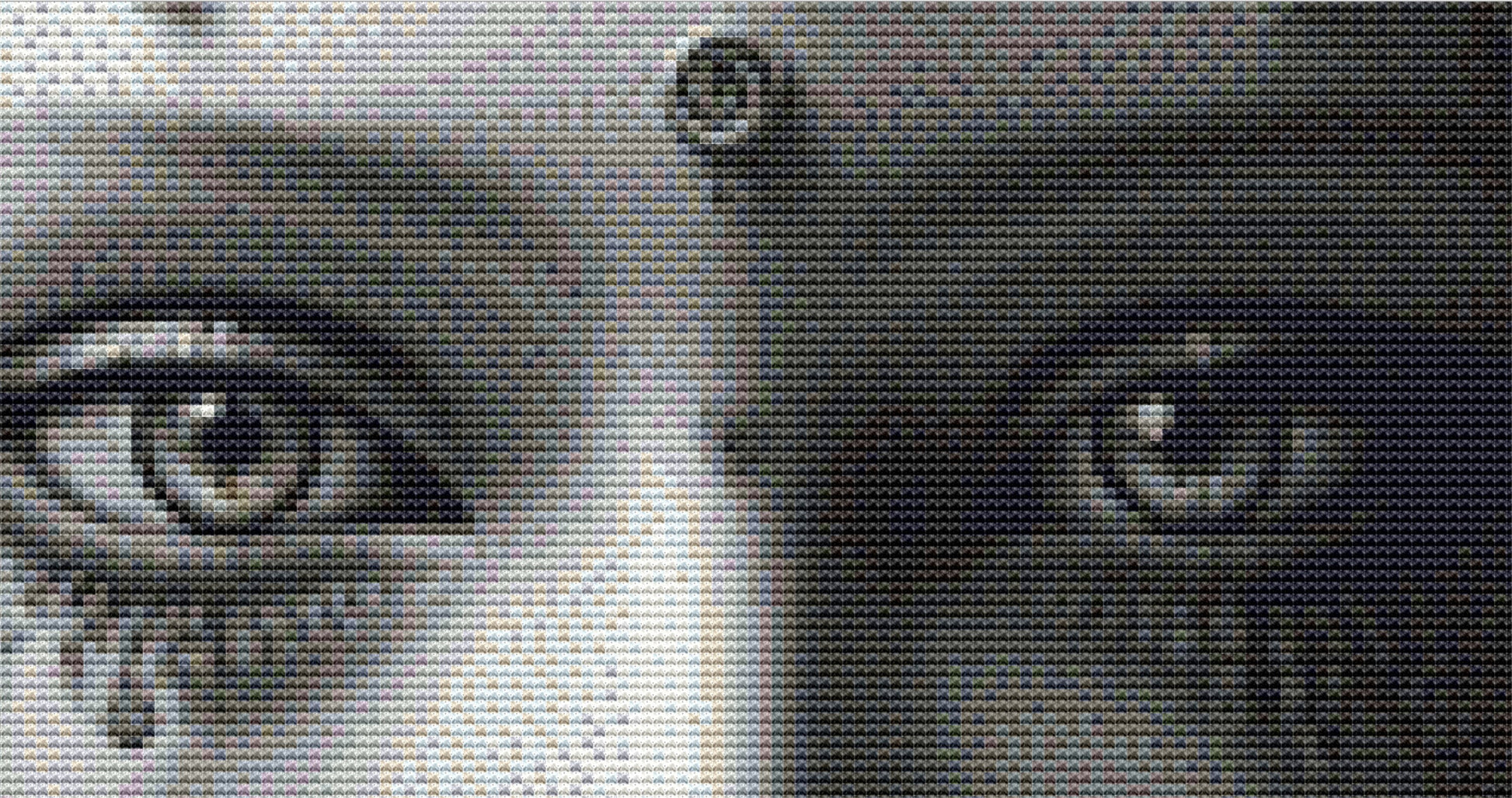 Robot Girl cross stitch pattern by SphinxDesignStudio