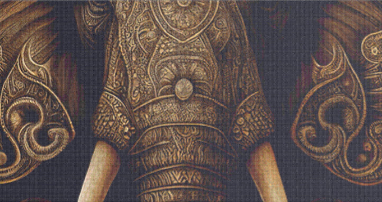 Mystic Elephant cross stitch pattern by SphinxDesignStudio