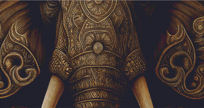 Mystic Elephant cross stitch pattern by SphinxDesignStudio