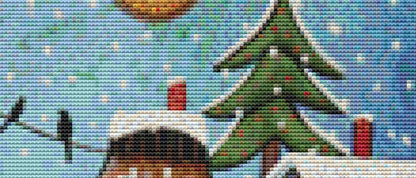 7 O'Clock counted cross stitch pattern by Karla Gerard