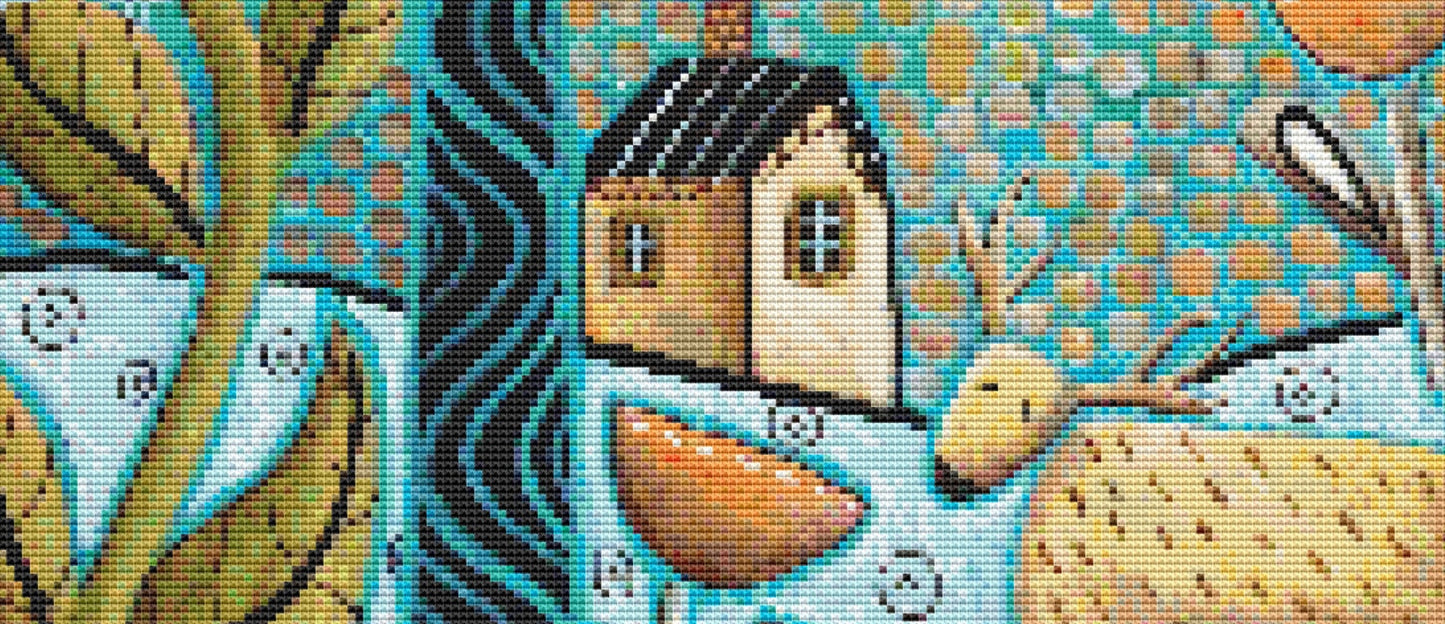 Two Deer 1 cross stitch pattern by Karla Gerard