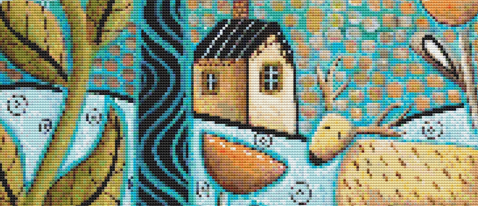 Two Deer 1 cross stitch pattern by Karla Gerard
