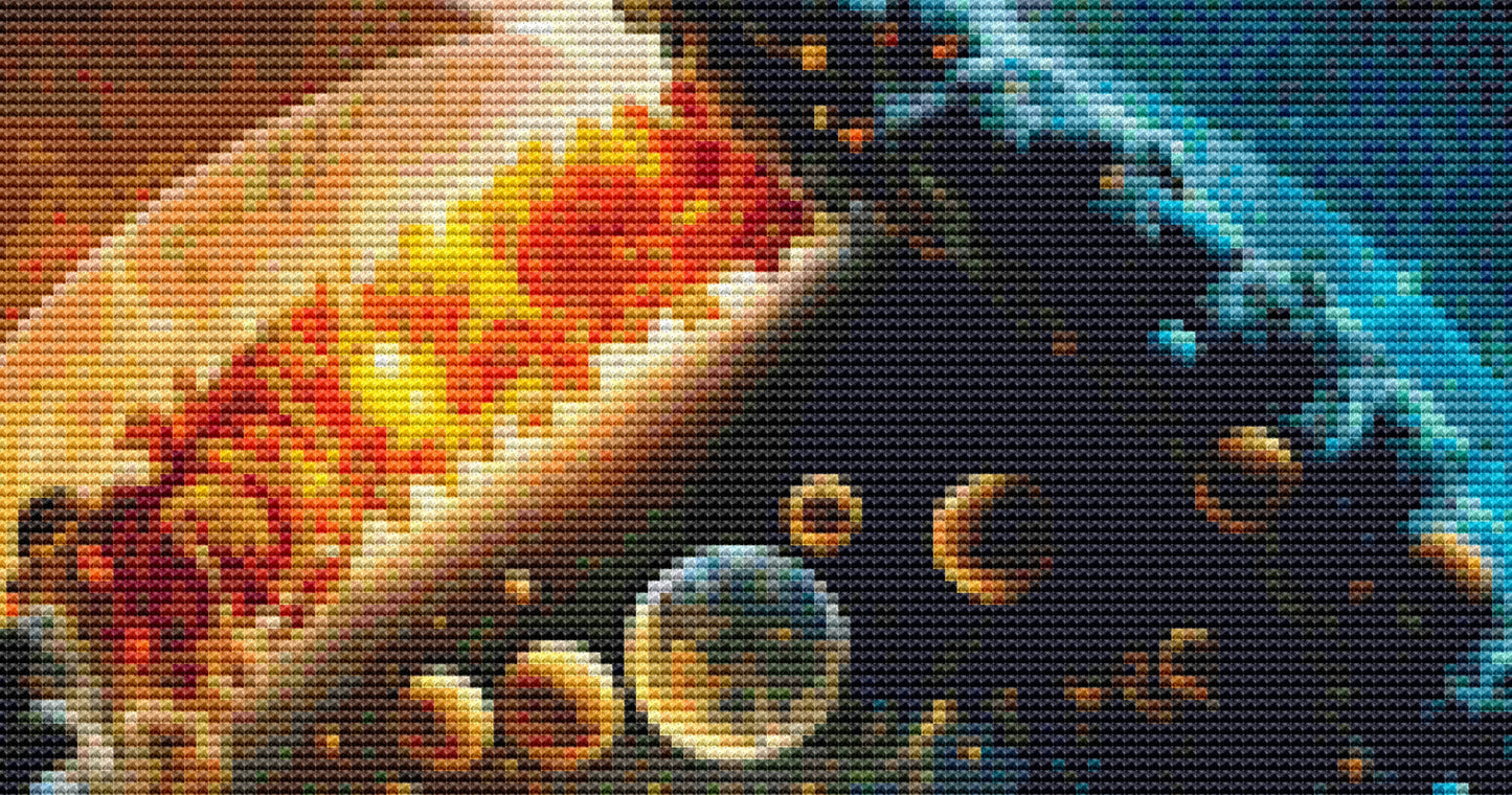 DNA of The Universe cross stitch pattern by SphinxDesignStudio