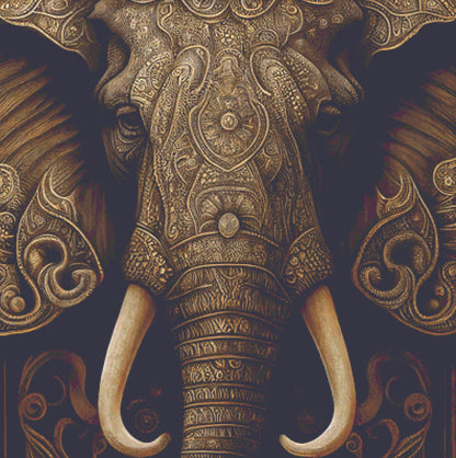 Mystic Elephant cross stitch pattern by SphinxDesignStudio