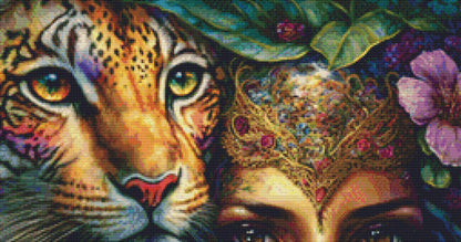 Jungle Kitty cross stitch pattern by FaiRYTaiLS