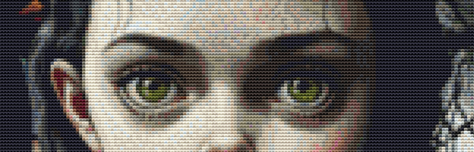 Wednesday And Cat cross stitch pattern by SphinxDesignStudio