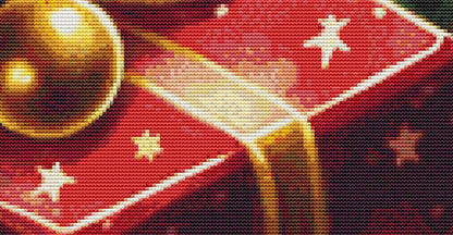 Christmas Cat No. 1 cross stitch pattern by SphinxDesignStudio