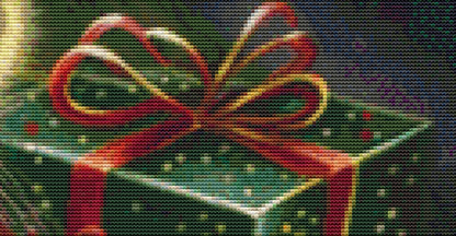 Christmas Cat No. 4 cross stitch pattern by SphinxDesignStudio