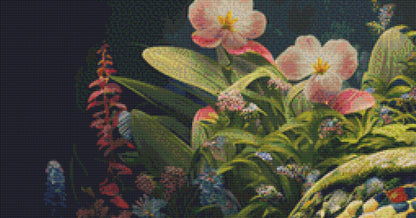 Mossy Ball Python cross stitch pattern by Serr.Kai A Quill & Ink