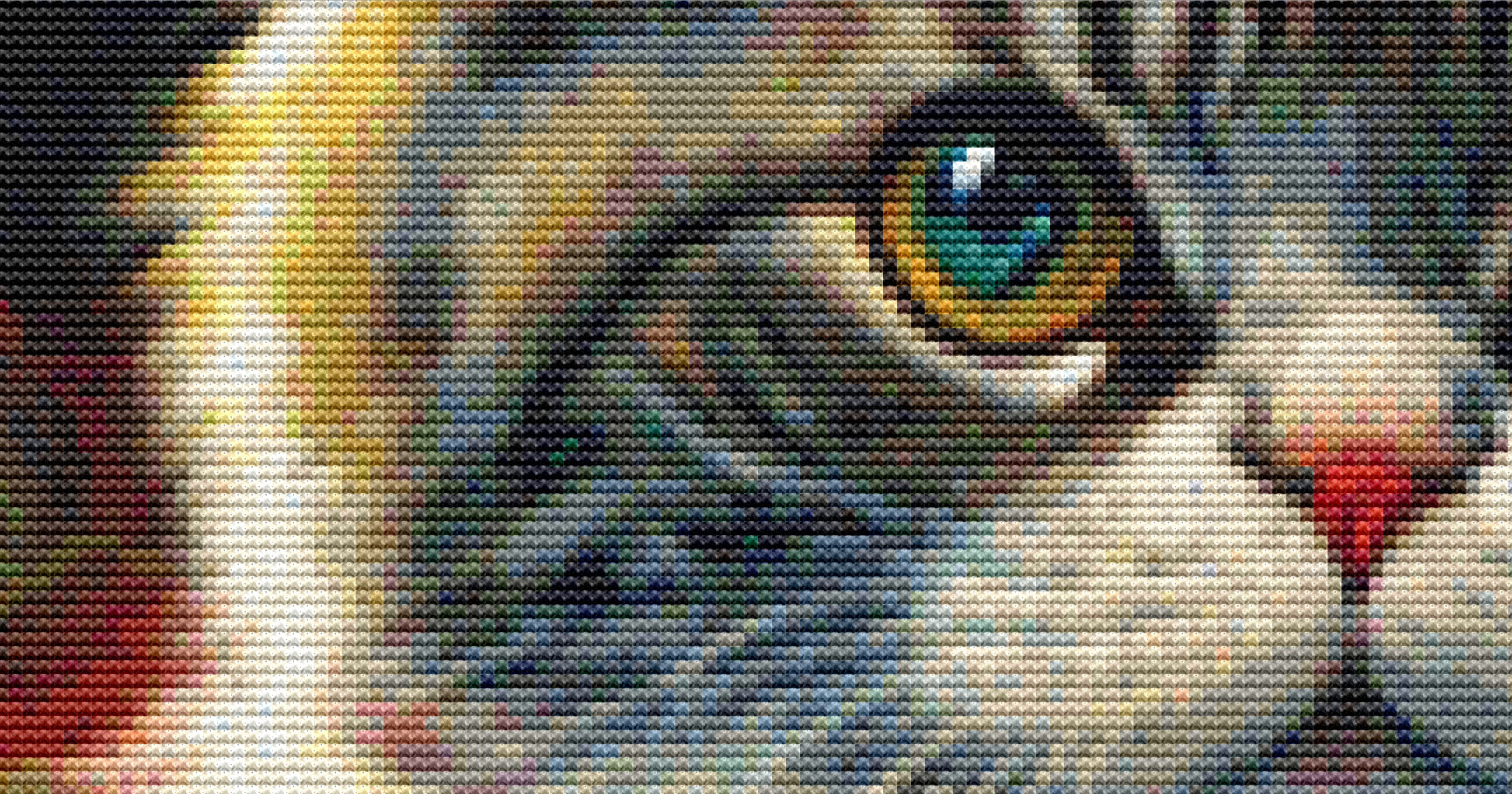 Christmas Cat No. 2 cross stitch pattern by SphinxDesignStudio