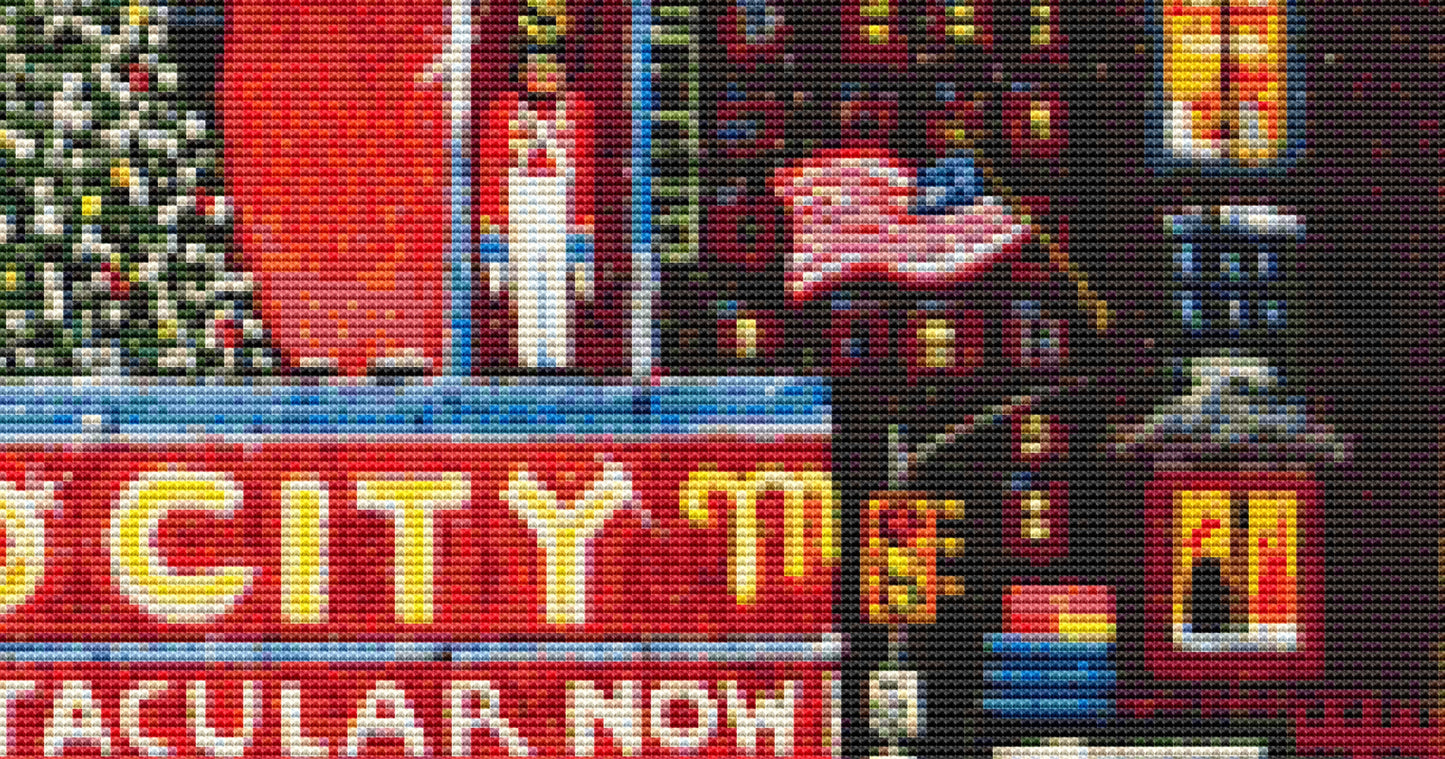 Radio City Christmas Spectacular cross stitch pattern by Patrick Gauthier