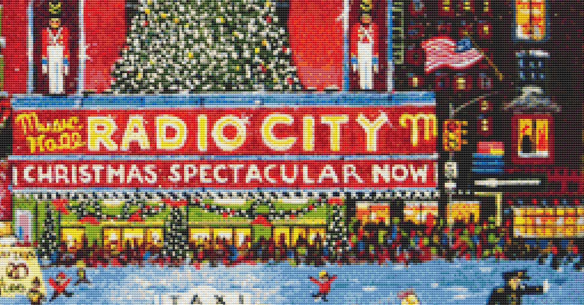 Radio City Christmas Spectacular cross stitch pattern by Patrick Gauthier