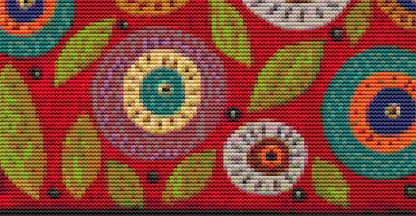 Amusing Landscape counted cross stitch pattern by Karla Gerard