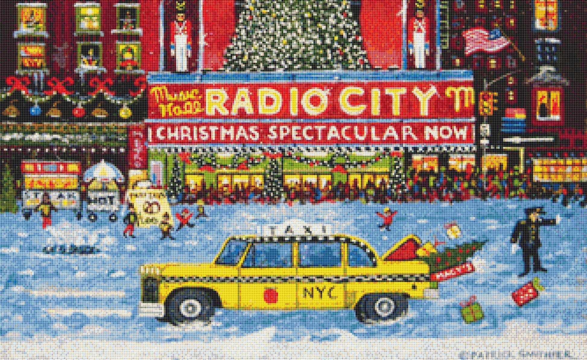 Radio City Christmas Spectacular cross stitch pattern by Patrick Gauthier
