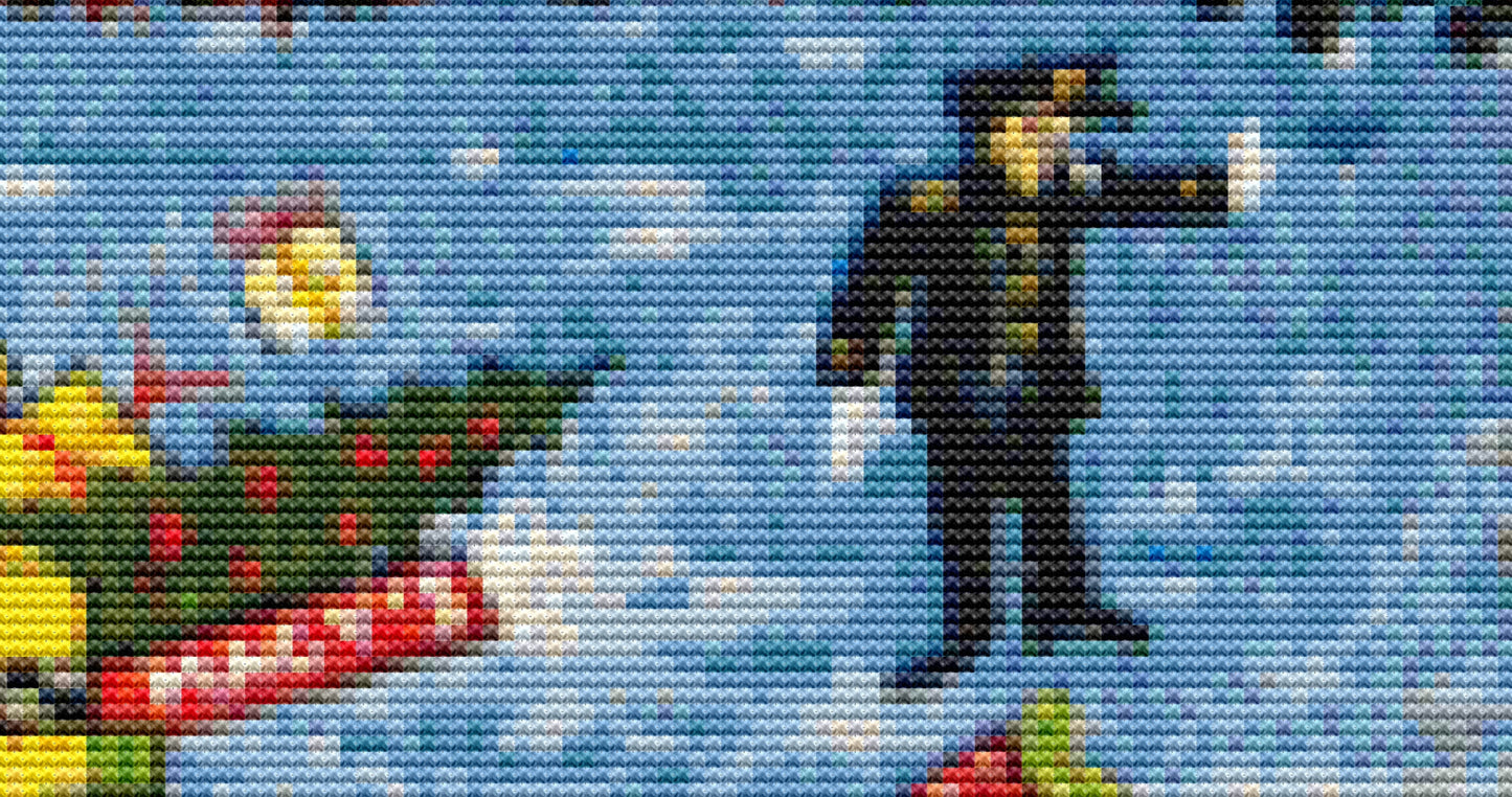 Radio City Christmas Spectacular cross stitch pattern by Patrick Gauthier