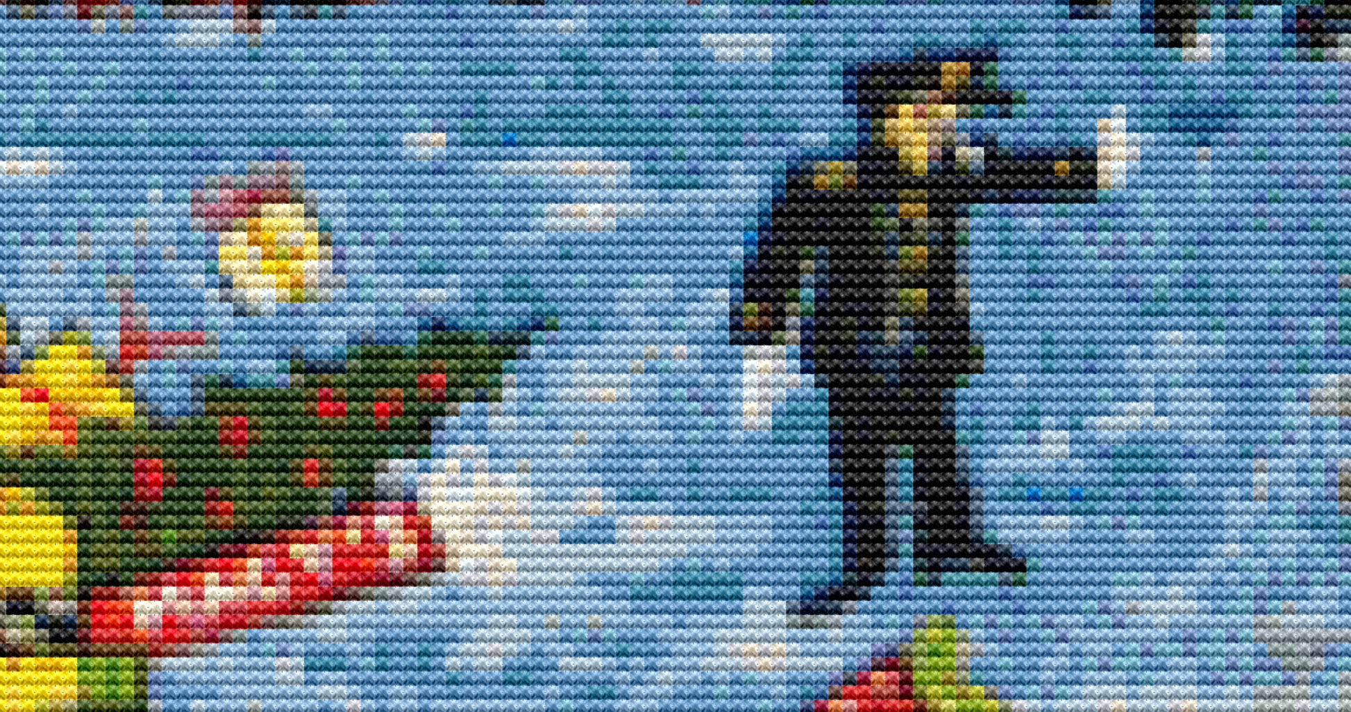 Radio City Christmas Spectacular cross stitch pattern by Patrick Gauthier