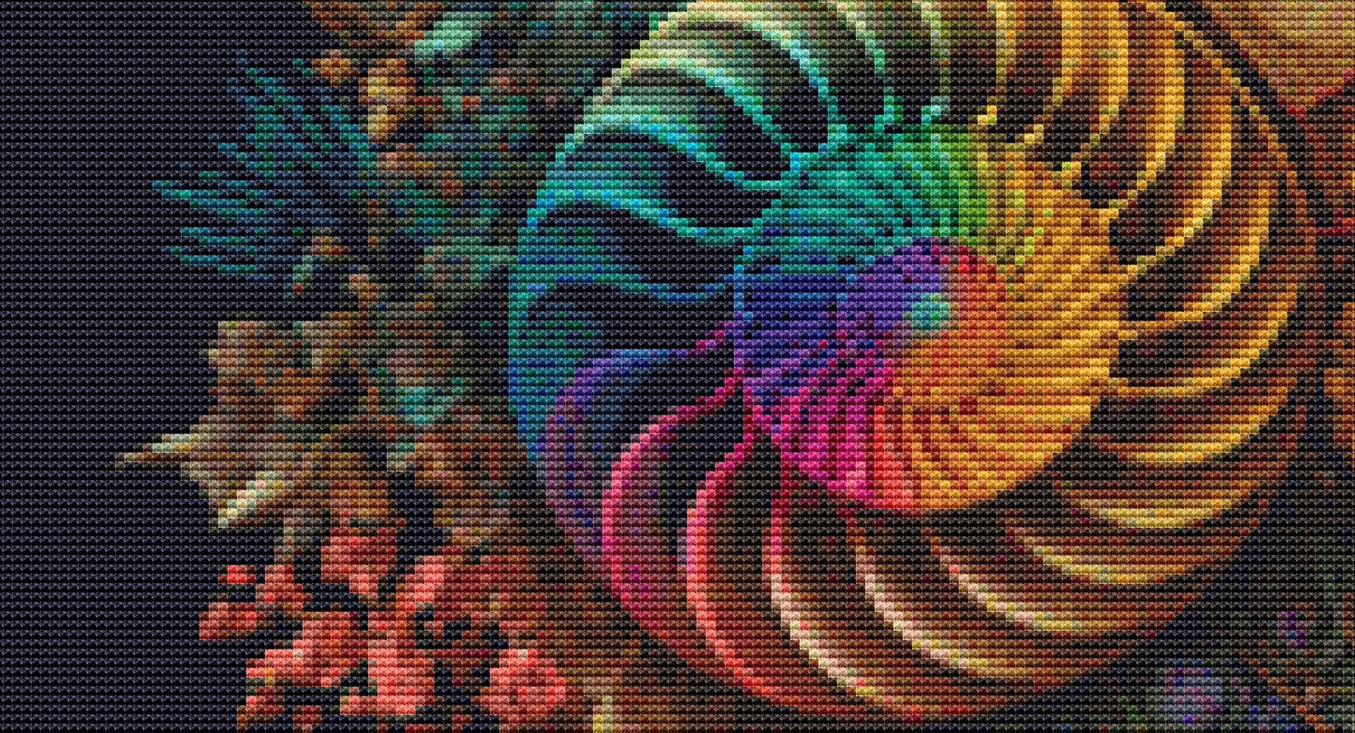 The Golden Ratio cross stitch pattern by SphinxDesignStudio